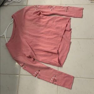 Pink Sweater (Justice; size 12)
